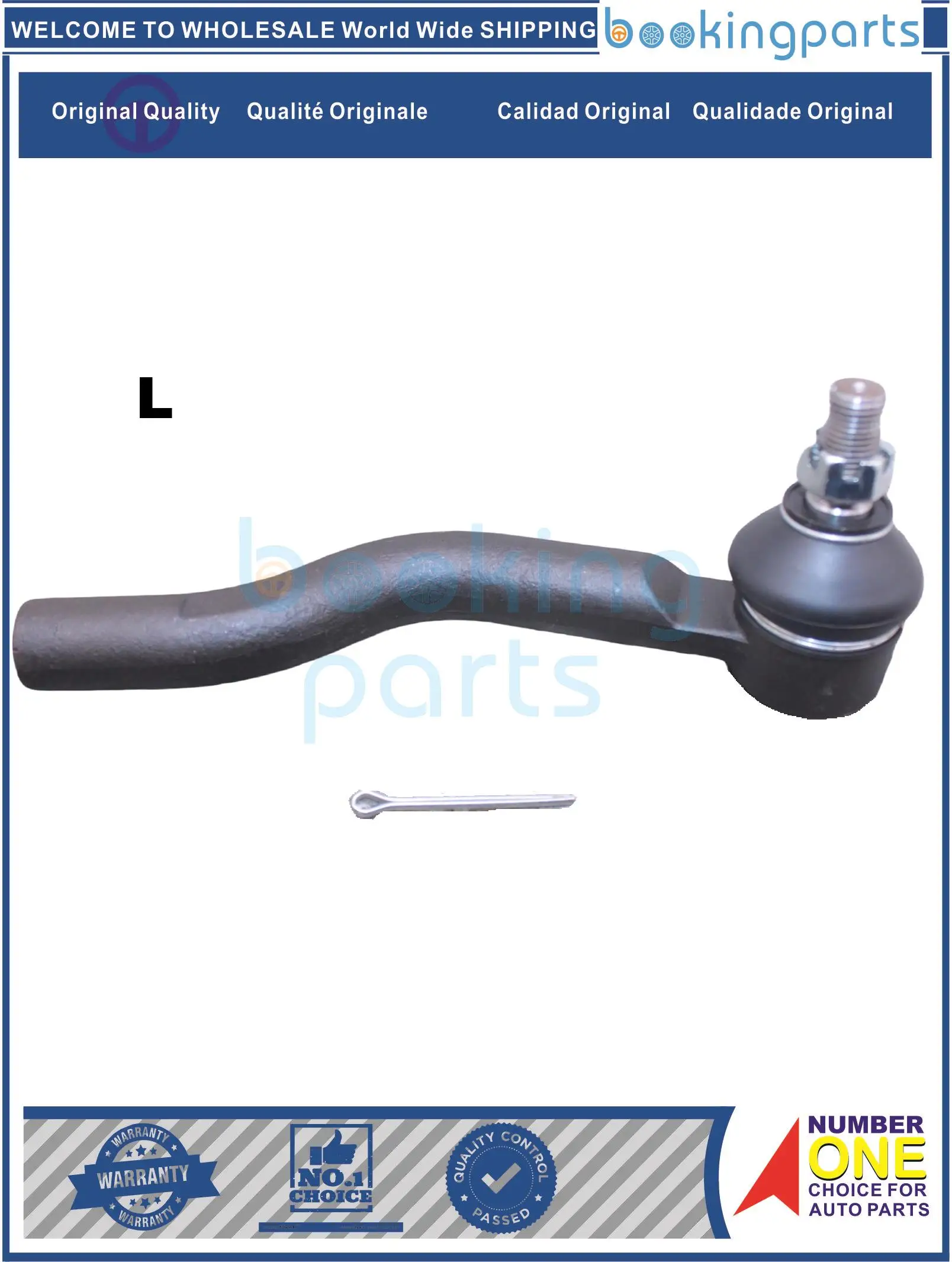 TRE65898(L-B) 53540 TP6 A01 53540TP6A01 53560TP6A01 наконечник рулевой тяги для HONDA ACCORD CROSSTOUR 10-13