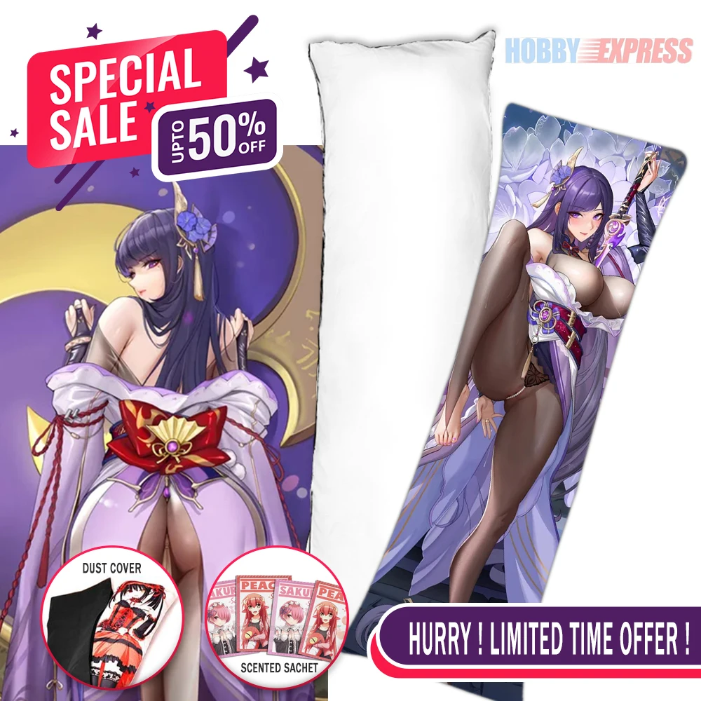 Хобби Экспресс аниме Dakimakura японский Otaku Waifu обнимающая подушка для тела чехол Raiden