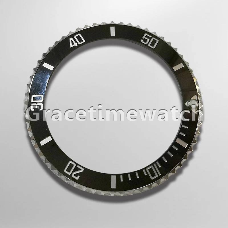 

Luxury Mechanical Ceramic Black Color Watch Bezels With Insert For Submariner 116610LN, Watch Parts