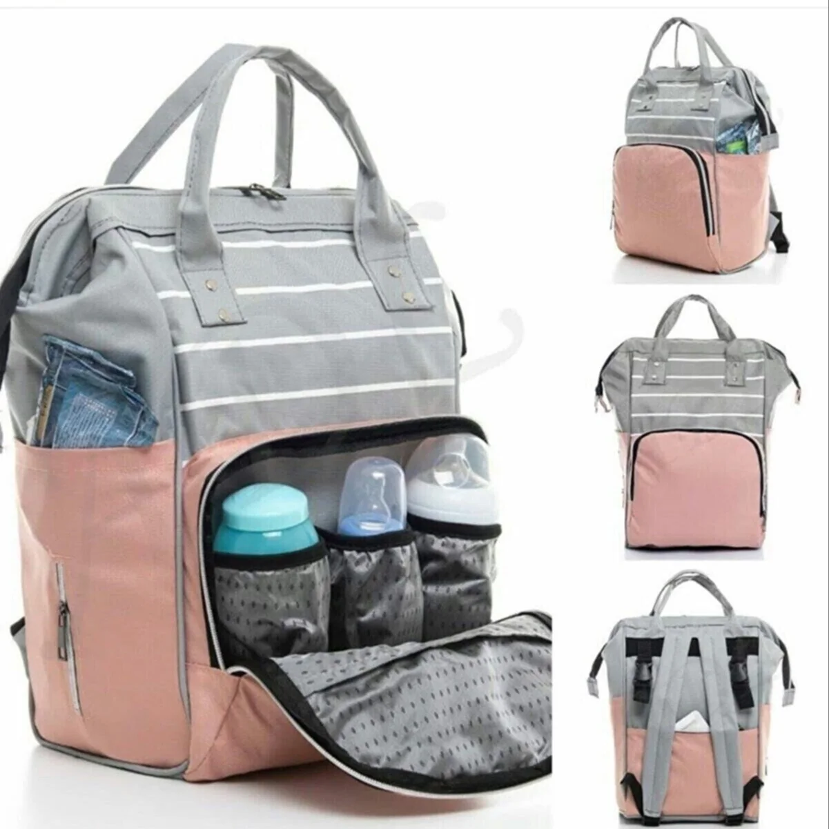 

Maternity Mommy Baby Care Diaper Bags Backpack Nappy Bags Large Capacity Baby Stroller Bag Multifunction