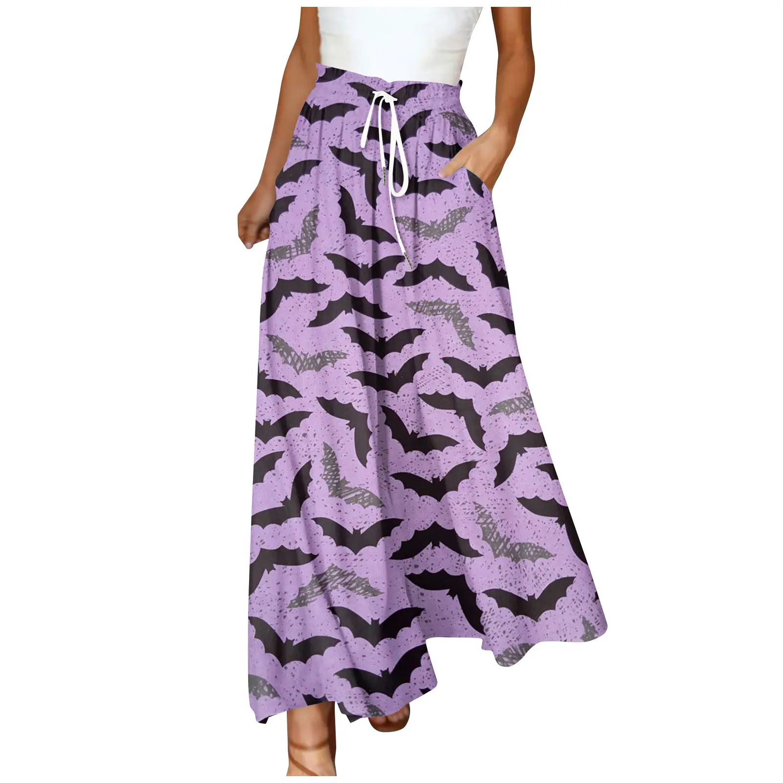 Осень 2023 Большие широкие брюки тренировочные с 3D-принтом летучая мышь для