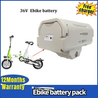 36 volt electric bicycle post seat lithium ion batteries pack e bike akku 36v 10ah 14ah small frog shell mountain bike battery