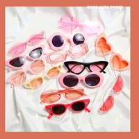 fashion heart girls sunglasses children retro cute pink cartoon sun glasses frame girls boys baby sunglasses uv400