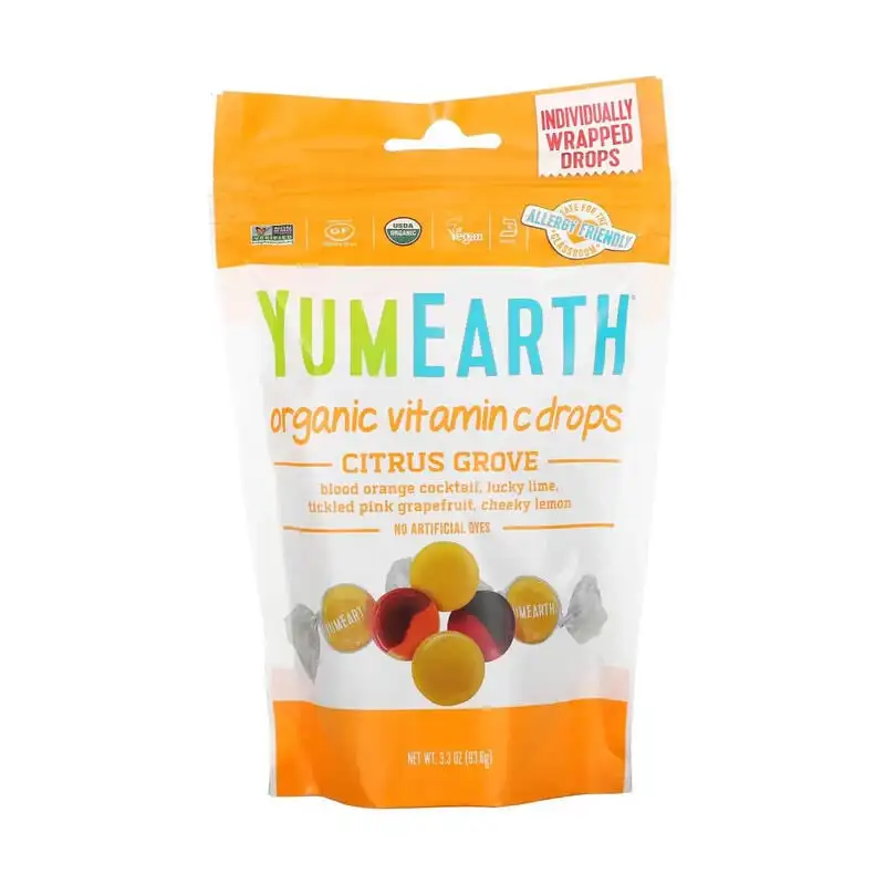 YumEarth Органические леденцы с витамином С Citrus Grove 93 5 г (3 3 унции)