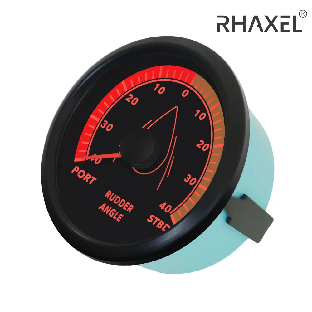 

Угловой индикатор руля RHAXEL, 0-190 Ом, 52 мм, с красной подсветкой, 9-32 В, для морских яхт, лодок, 85 мм