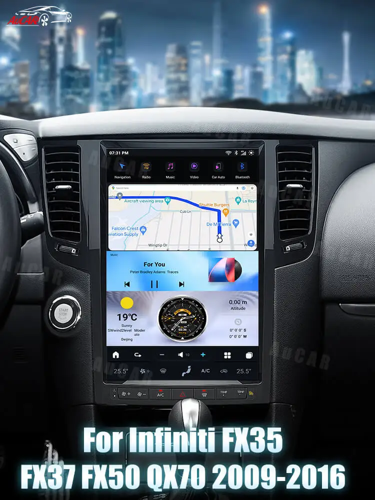 AuCar 13 6-дюймовый лучший новейший Android Tesla Радио GPS Авто Стерео Экраны DVD-плеер Для