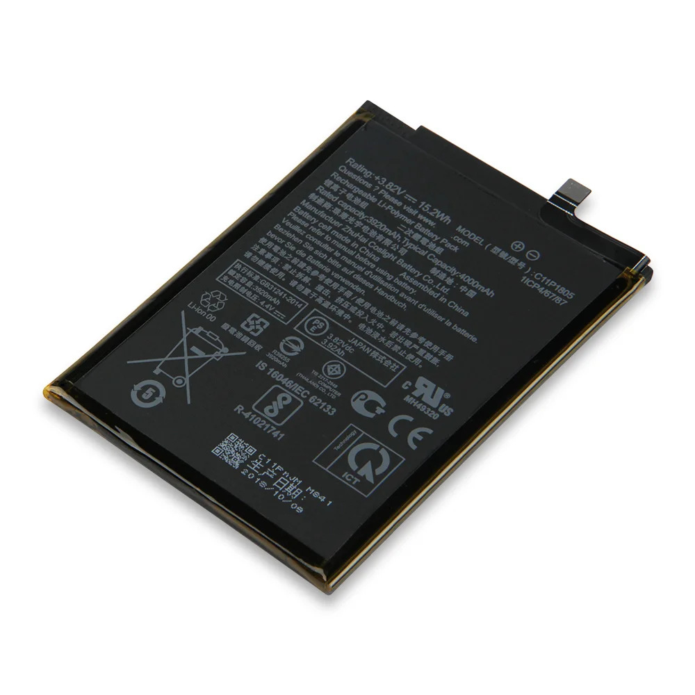Оригинальный аккумулятор 4000 мАч C11P1708 для ASUS Zenfone MAX (M2) X01AD ZB632KL ZB633KL сменные батареи