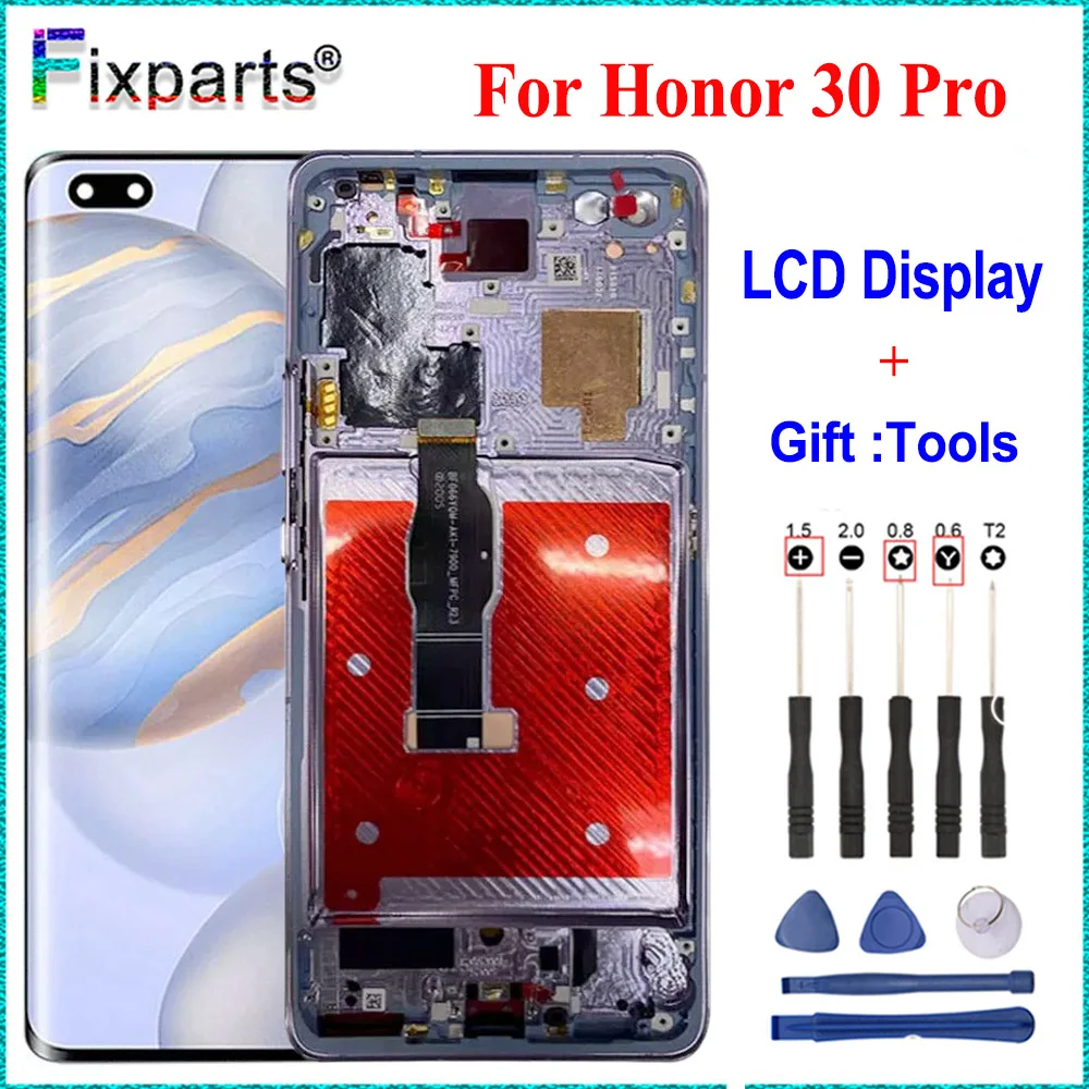 

6.57" Tested For Huawei Honor 30 Pro LCD Touch Screen Digitizer Assembly For Huawei Nova 7 Pro LCD Display EBG-AN00 LCD