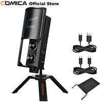 comica stm usb professional studio microphone condenser microphone cardioid wired mic for computer gamer podcast youtube blogger