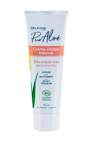 

Organic Intense Face Cream 63% Aloe Vera Pure Aloe