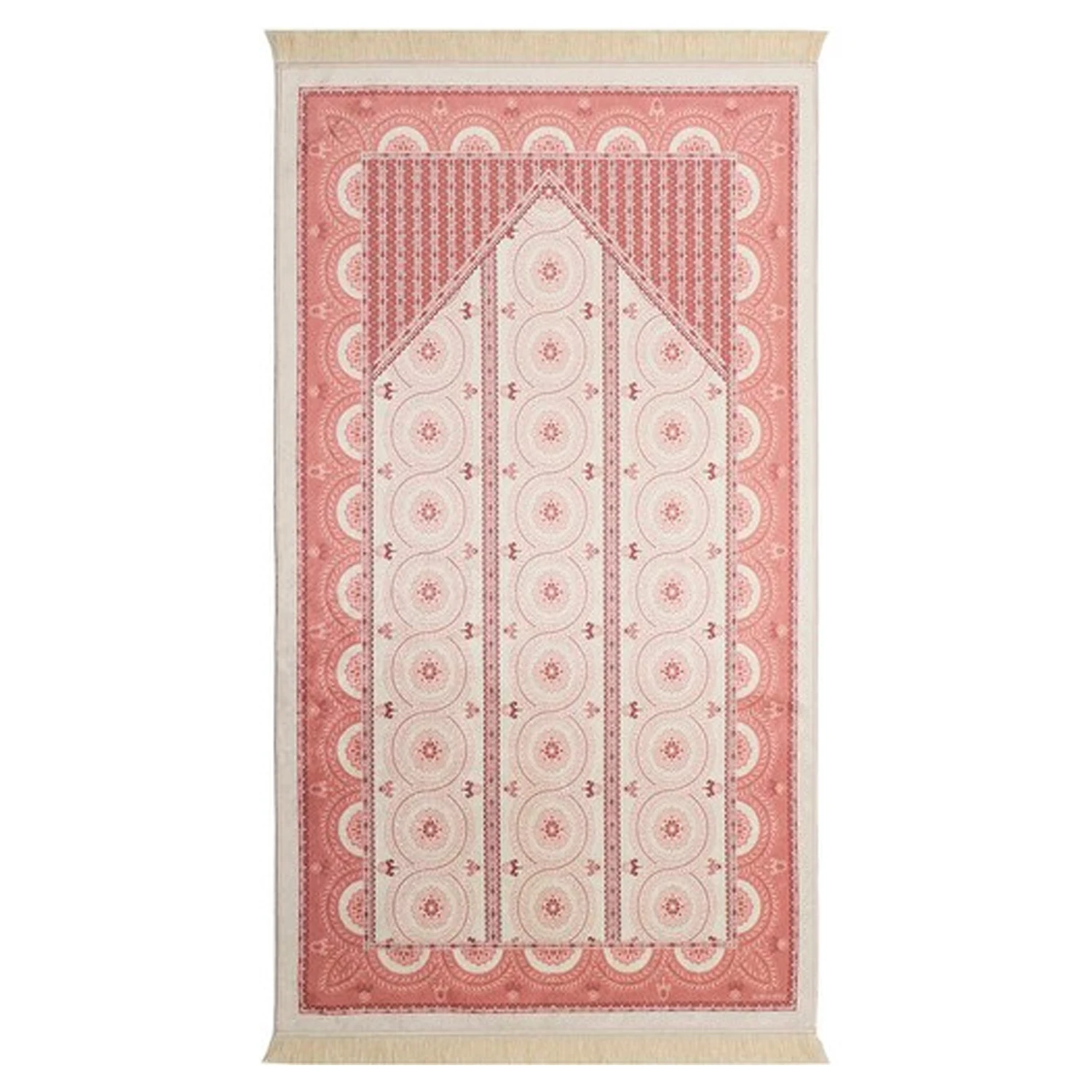 

Muslim Prayer Rug Turkish Motif and Tile Pattern Velvet Woven High Quality Prayer Rug Muslim Items 65x115 cm
