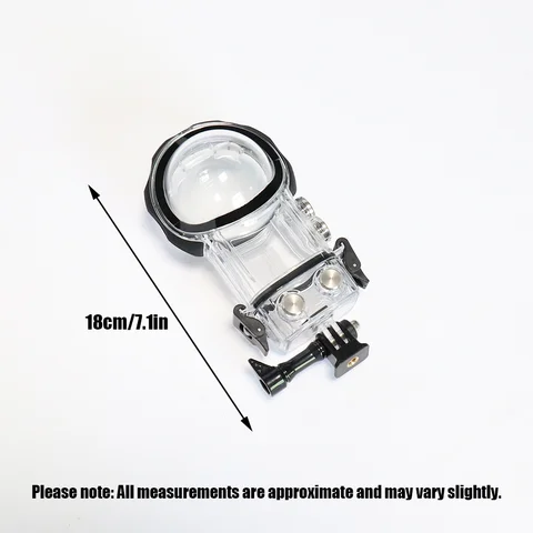 Водонепроницаемый Чехол Insta360 X3 360 °   Невидимый Чехол Для Камеры Для Дайвинга С Водонепроницаемостью На Глубине 40 М