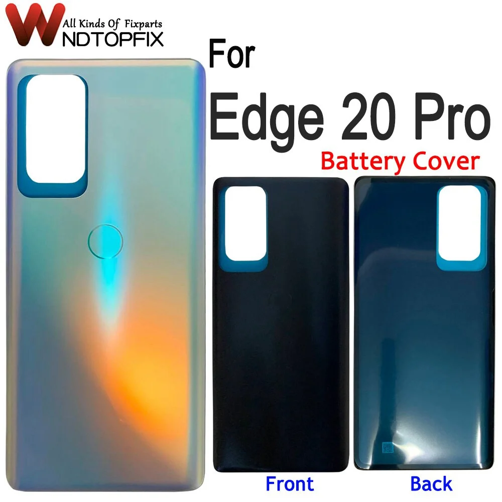 

6.7" For Motorola Moto Edge 20 Pro XT2153-1 Battery Cover Housing Glass Back Door Replacement For Motorola Edge S Pro Back Cover