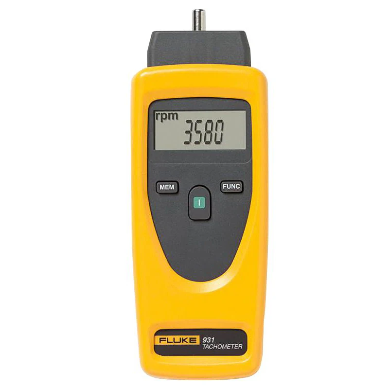 

Тахометр с цифровым контактом Fluke 931 930 Высокоточный Тахометр 6 бит подсветка дисплей Обнаружение сигнала напоминание F931 F930
