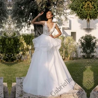gabriellar 2022 wedding dress princess backless exquisite appliques sleeveless mopping gown bryllupskjole vestido de novia women