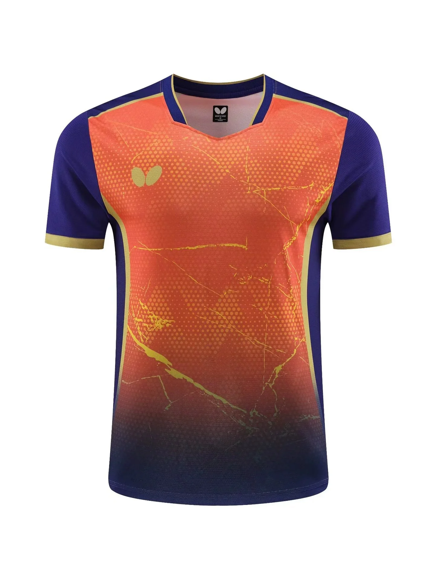 Men's T-shirts for Men Quick-Drying Tee Shirt Badminton Uniforms Table Tennis Clothing Printed T-shirt Boy Breathable Sport