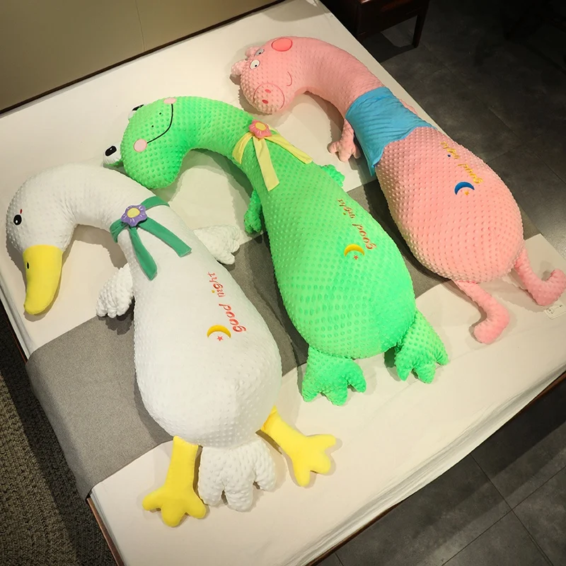 Мягкая плюшевая подушка с животными для детей — милая и уютная обнимания