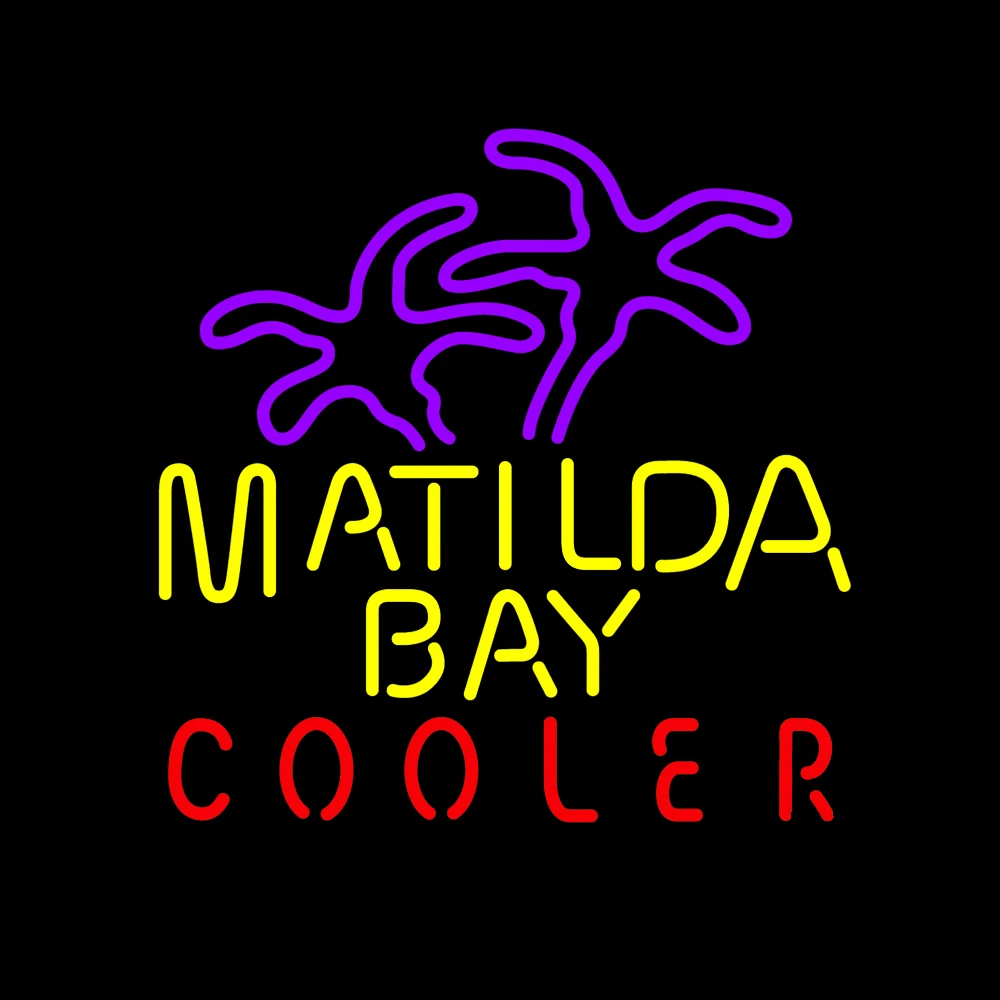 

Matilda Bay Cooler Brewery Australian Craft Beer Neon Sign Handmade Real Glass Bar Store Decoration Display Light Lamp 17"X17"