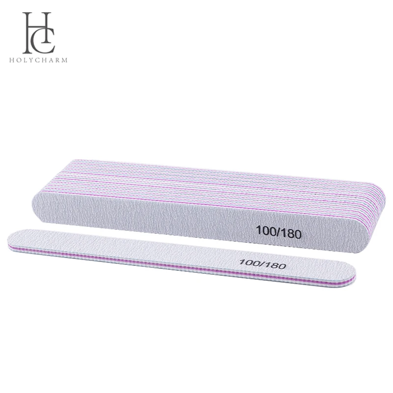 

5pcs/lot Nail File Sandpaper Nails Polish Buffer Blocks For UV Gel 100/180 Manicure Pedicure Finger Care Beauty Nail Art Tools
