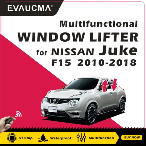 Автомобильный привод стеклоподъемника, автоматический подъемник окон для Nissan Juke, закрытие переключателя, аксессуары