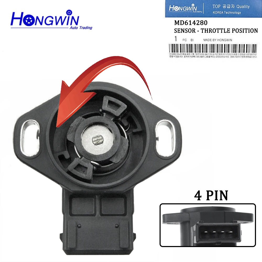 

Датчик положения дроссельной заслонки MD614280 TPS для Mitsubishi Diamante Expo Mighty Montero Dodge Ram 50 Space Runner Pajero I II L 200