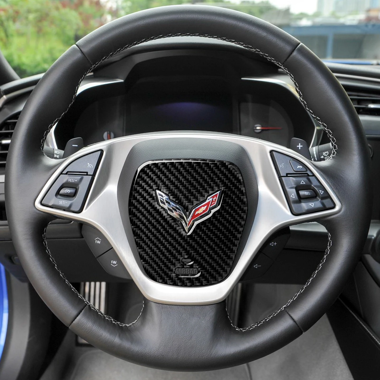 Наклейка на ручку с центральным контролем автомобиля наклейка из углеродного