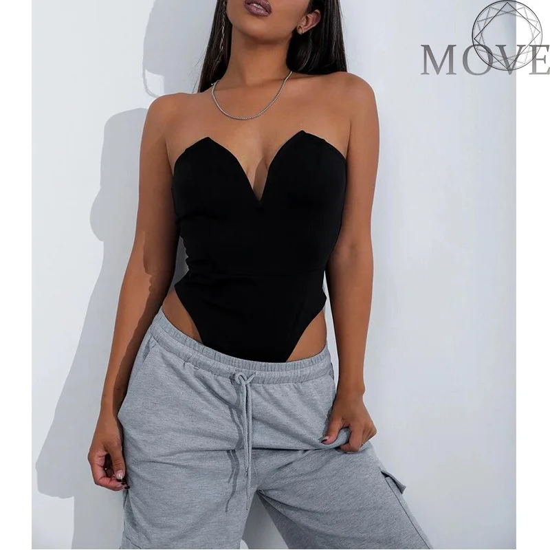 

Bodysuit Women Tank Top Bodysuit Sleeveless Jumpsuit Off Shoulder Women Rompers One Piece Jumps Women 2022 Elegant