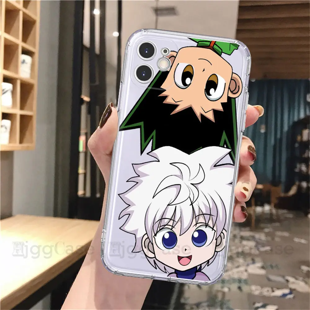 Матовый Силиконовый чехол Hunter X Для iPhone 11 12 13 Pro XR XS MAX SE 2020 7 8 Plus HXH прозрачный мягкий