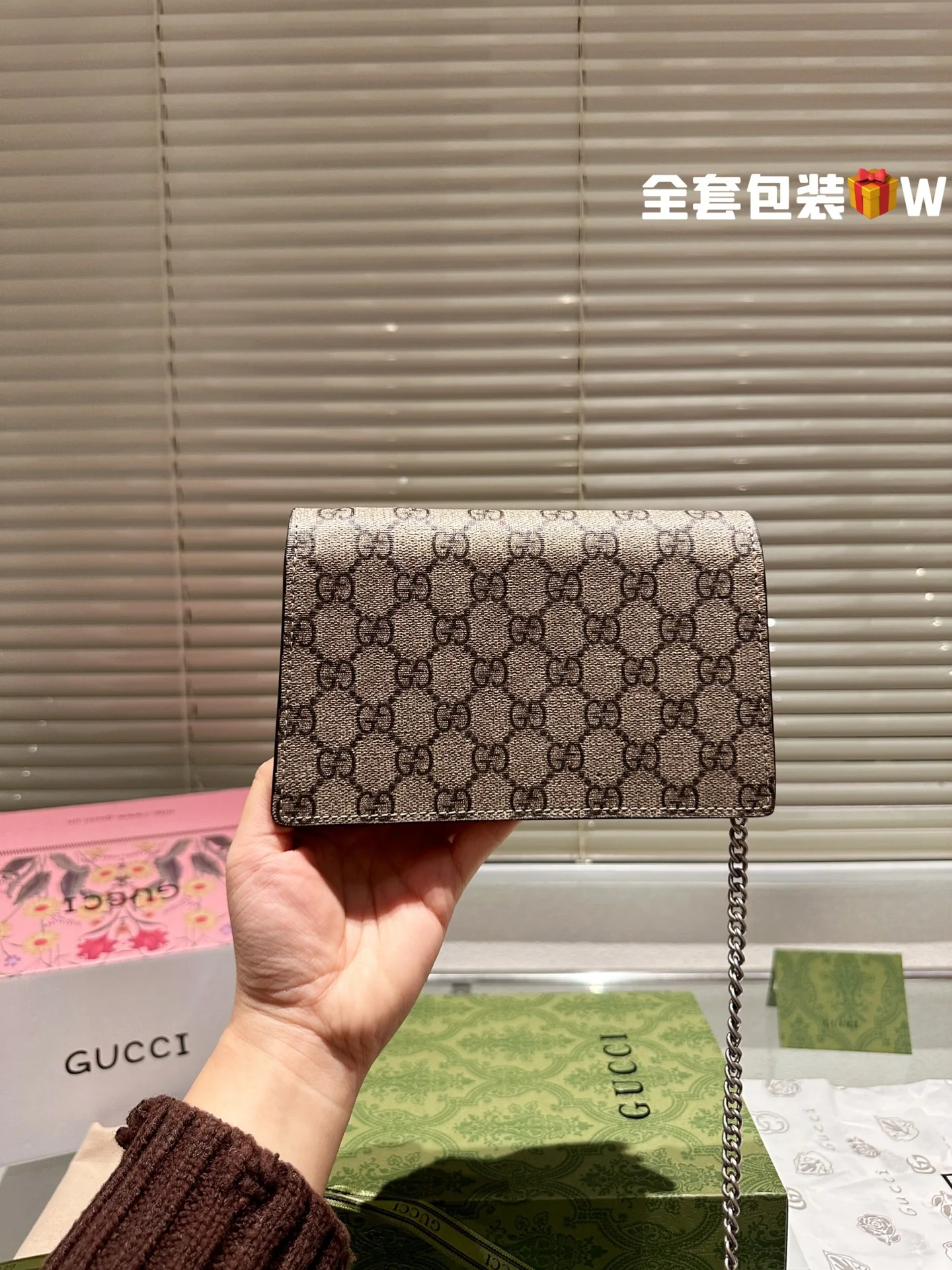 Сумки на плечо Gucci Женская новая сумка высокое качество через Кожаная мода
