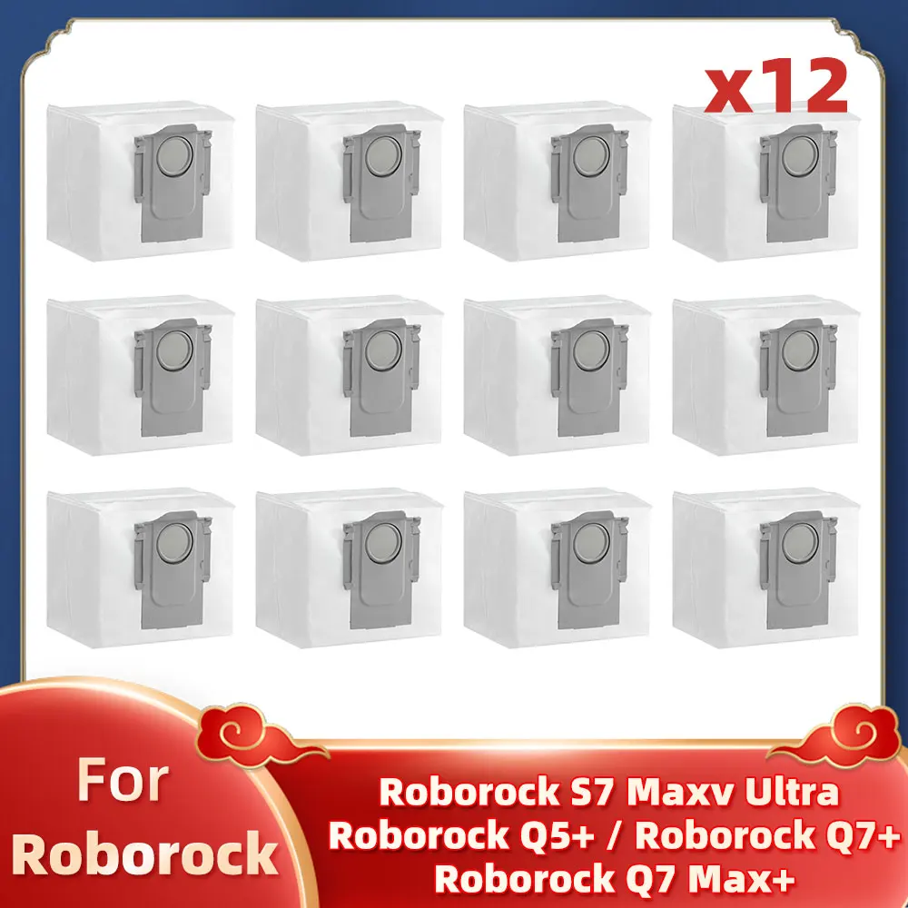 For Xiaomi Roborock Q5+ / Q7+ / Q7 Max+ / Roborock S7 Maxv Ultra Robot Vacuum Spare Parts Accessories Replacement Dust Bag