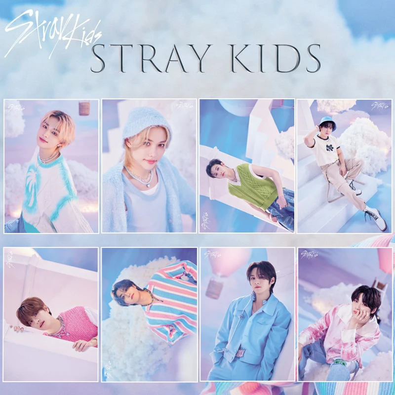 

KPOP Stray Kids 5-STAR Album 2023 Dome Tour Concept Photo Poctorial Posters Lee Know Hyunjin Han I.N Wall Stickers Fans Gifts