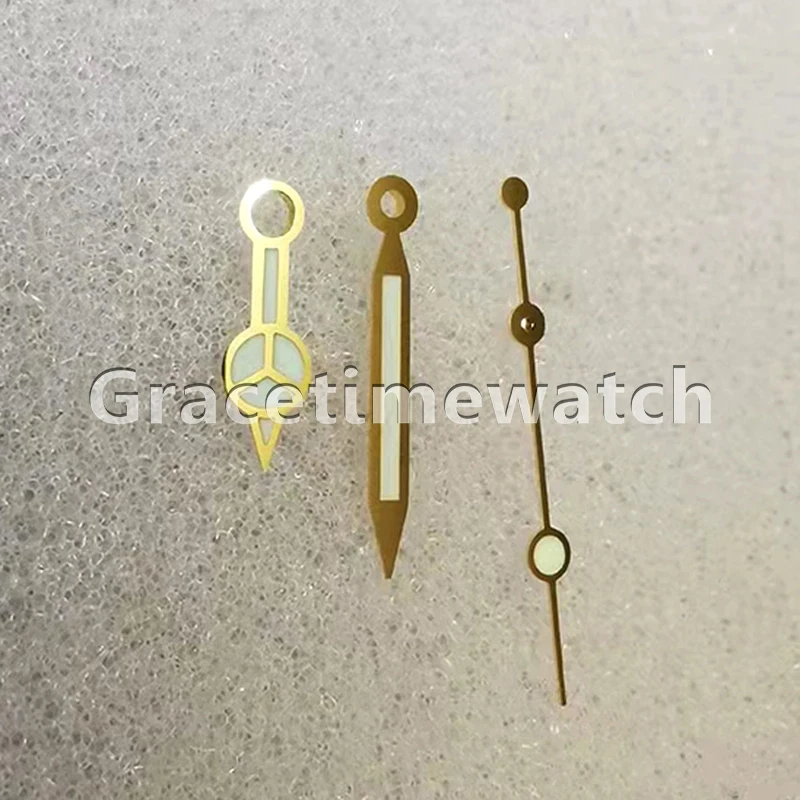 

Luxury Mechanical Gold Color Watch Hand Set For Submariner 116613, Fit 3135 Movement, Aftermarket Watch Parts