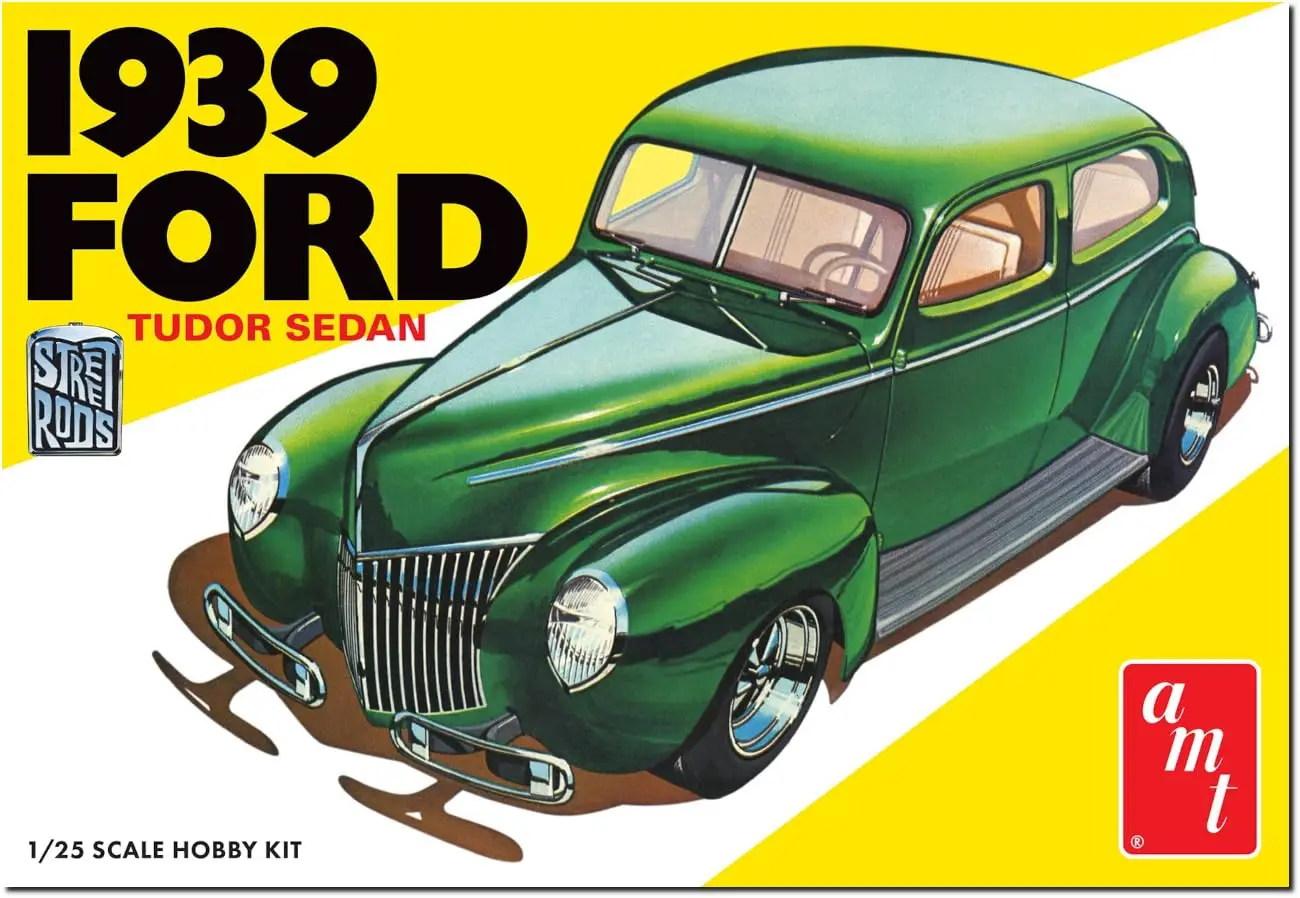 Пластиковая модель автомобиля AMT 1939 Ford Tudor Sedan 1/25 |