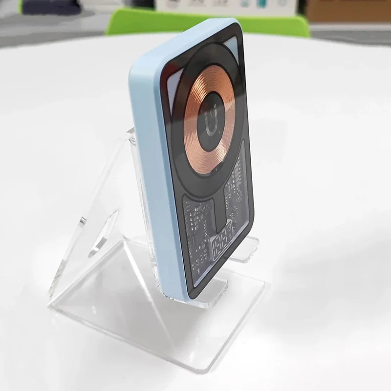 5000mAh Transparent Magnetic Power Bank Wireless Fast Charger Mini Portable External Battery Powerbank For iPhone Samsung Xiaomi