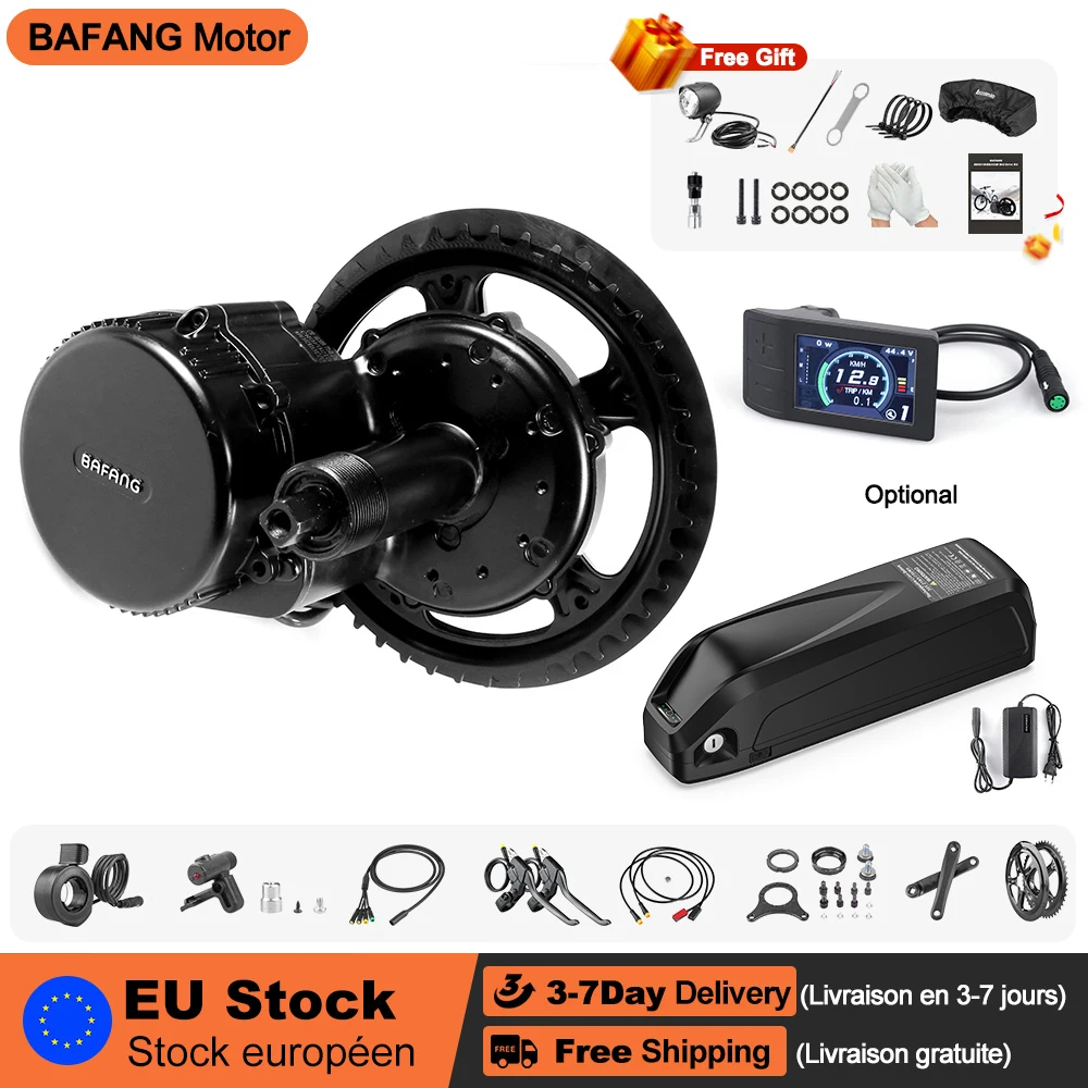 Мотор Bafang для электрического велосипеда 250 Вт средний привод коленчатый