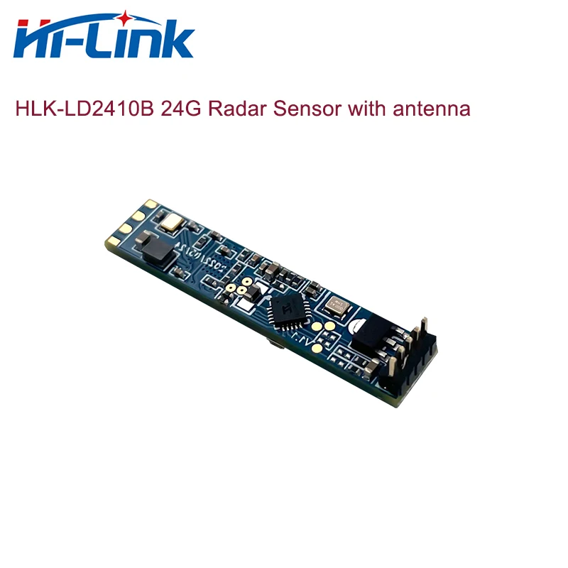 Free Ship 20pcs HiLink HLK-LD2410B 24G mmWave Human Respiration Presence Radar Sensor Motion Module