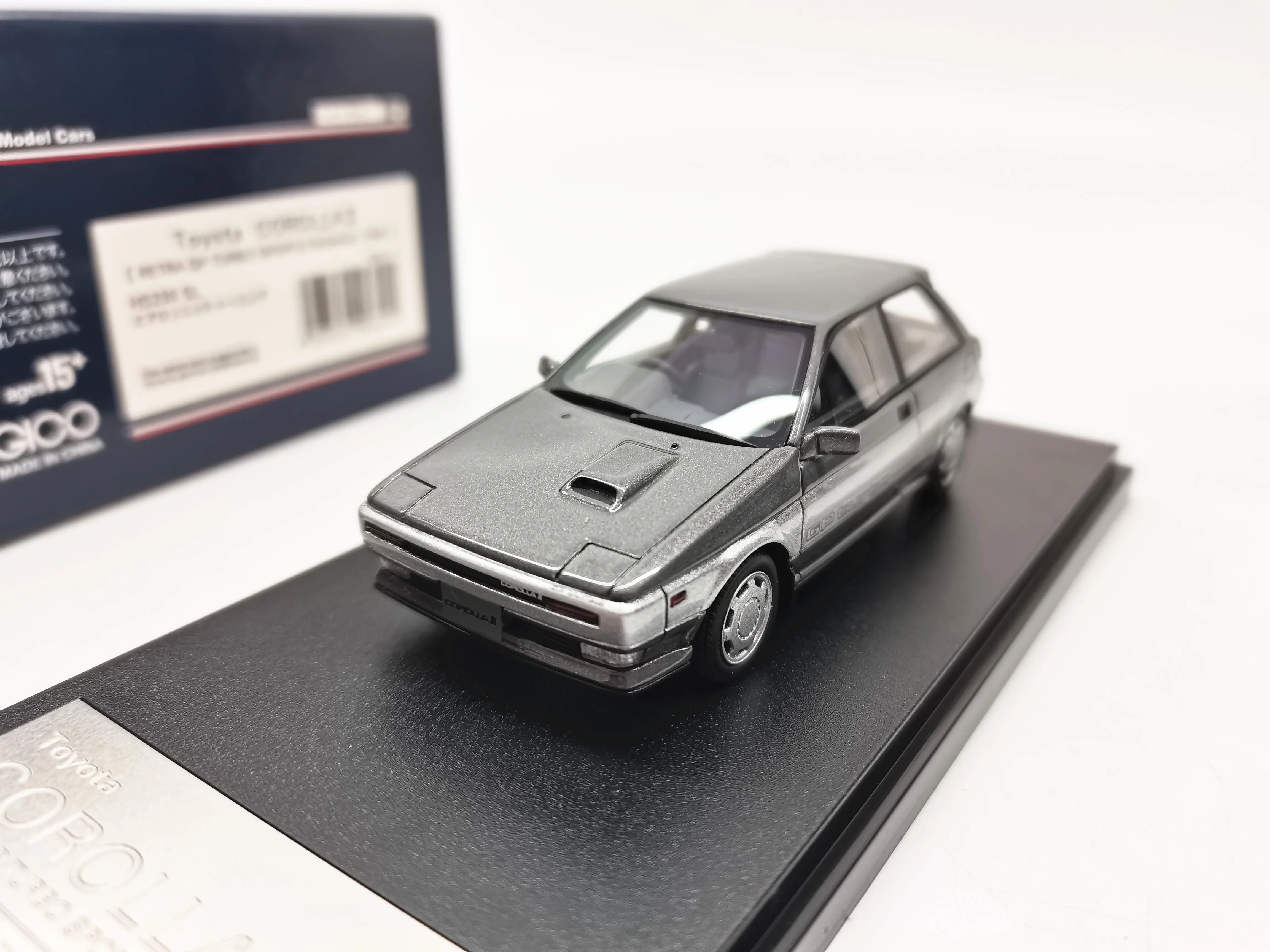 

Hi-Story 1/43 TOYOTA COROLLA II Reta GP Turbo Sports Packaga 1986