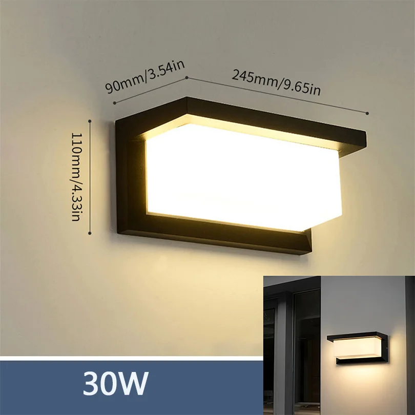 

LED Настенный Светильник с Датчиком Движения IP66
