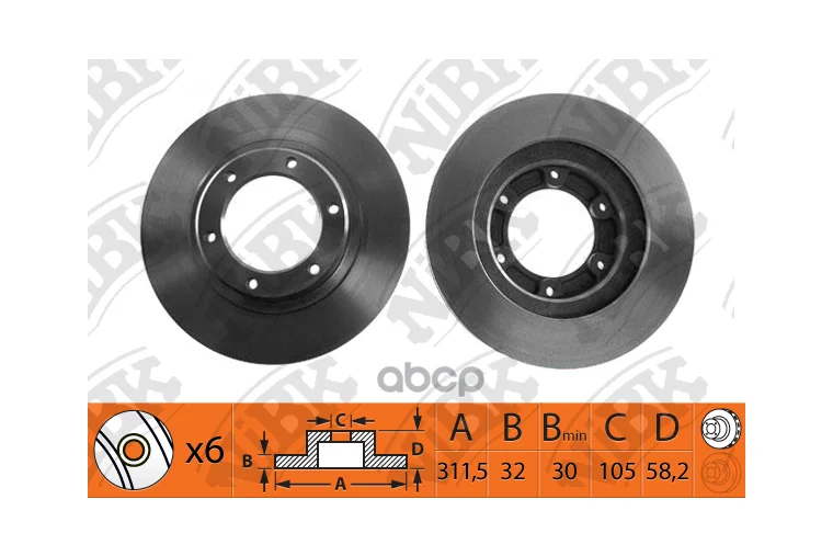 Деталь NiBK арт. RN1066