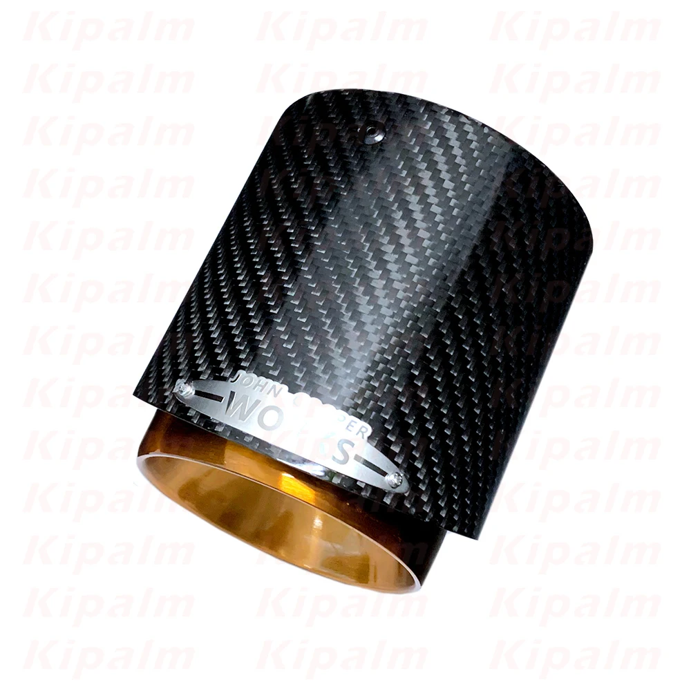 МИНИ-мульферная труба из углеродного волокна саржевый наконечник выхлопной