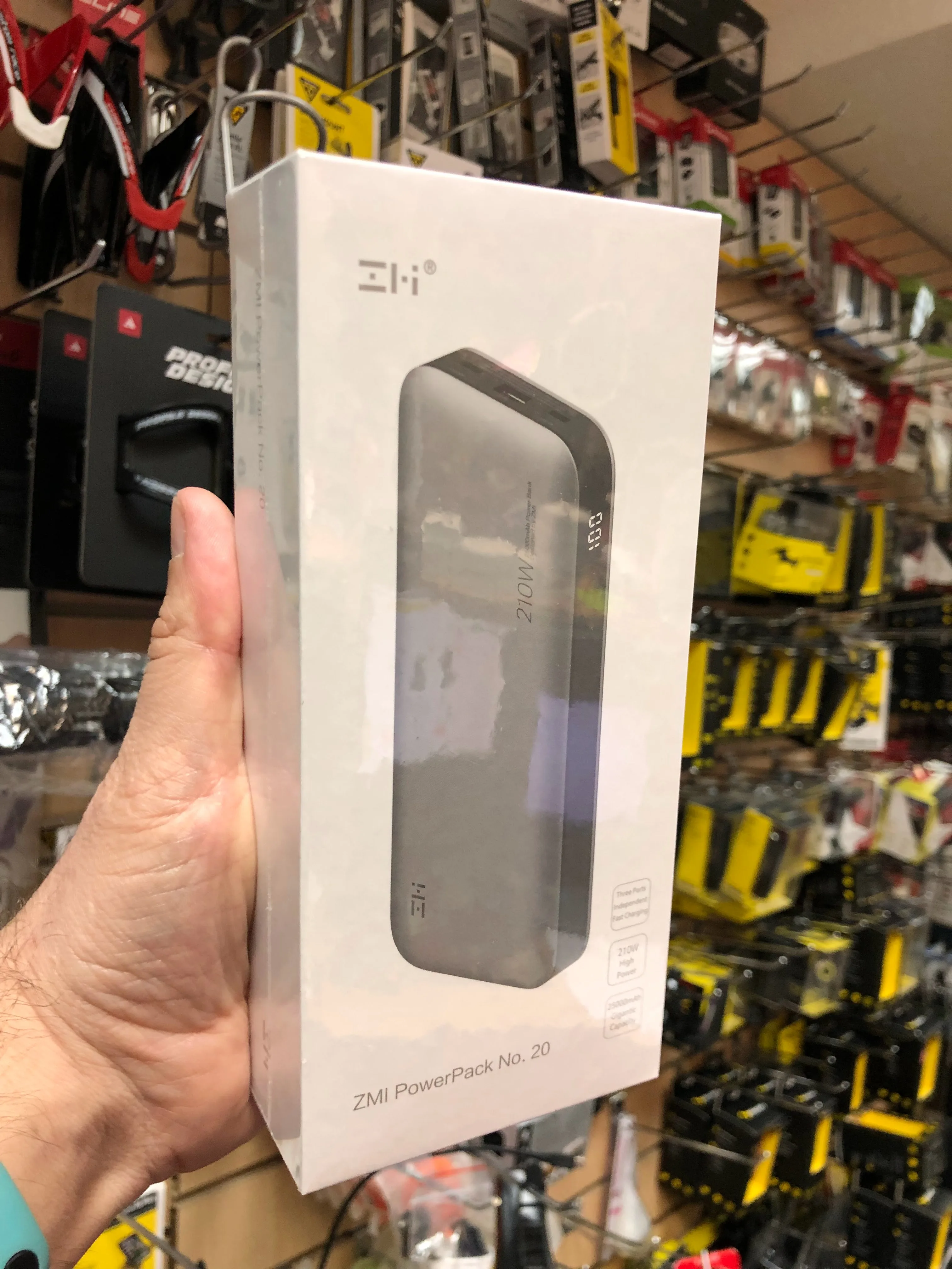 Портативный аккумулятор Power Bank Xiaomi (Mi) ZMI PowerPack № 20 25000 mAh 210W Type-C Quick Charge 3.0 PD 3A (QB826G) -