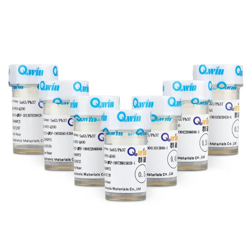 Шарики для припоя BGA со свинцом 0 2–0 76 мм сварочного аппарата Sn63/Pb37 Пайка