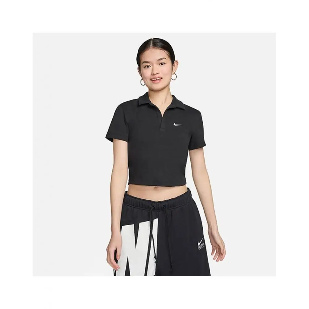 Футболка Nike с коротким рукавом женская футболка-поло eSSential Dv7885 010 S2408