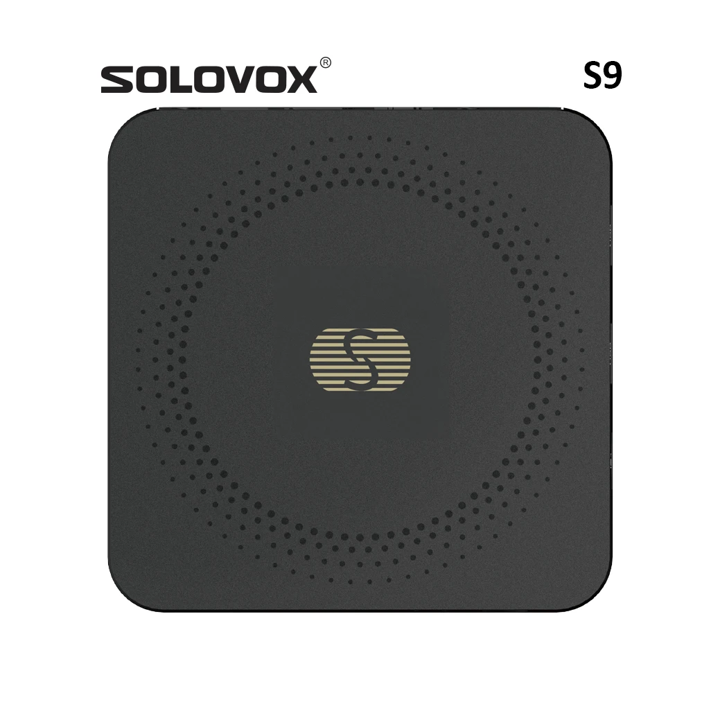 Смарт ТВ-приставка SOLOVOX S9 2022 дюйма Android 11 S905W2 четырёхъядерный стандартный Wi-Fi 4K MARS X