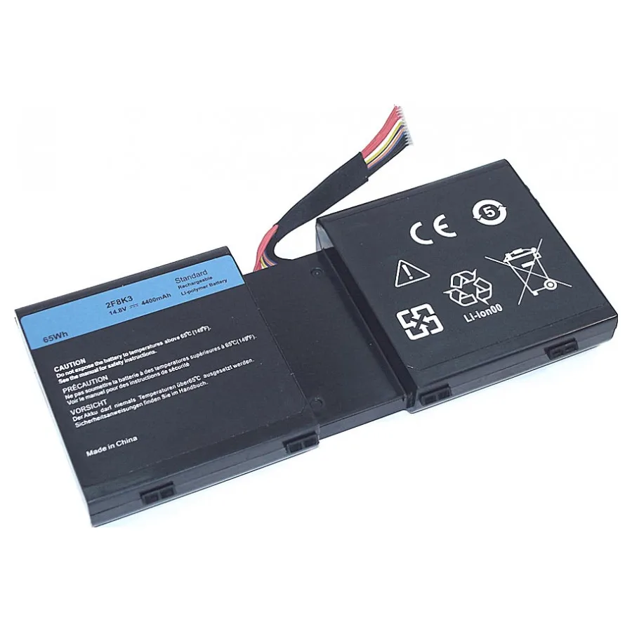 Аккумуляторная батарея для ноутбука Dell Alienware 17 R1 (2F8K3) 14.8V 5200mAh черная OEM |