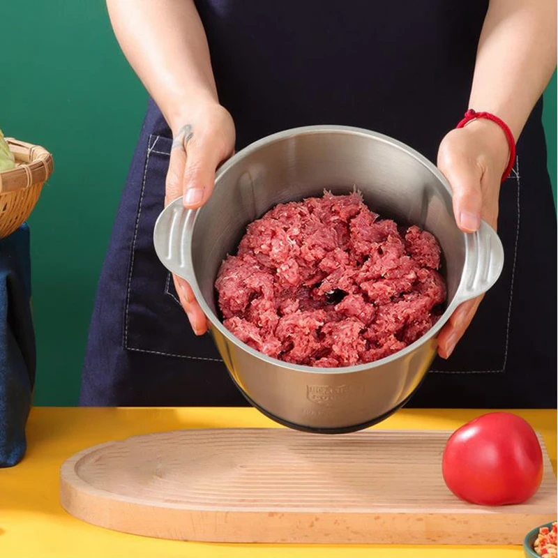 2 л электрическая мясорубка измельчитель для овощей машина резки мяса