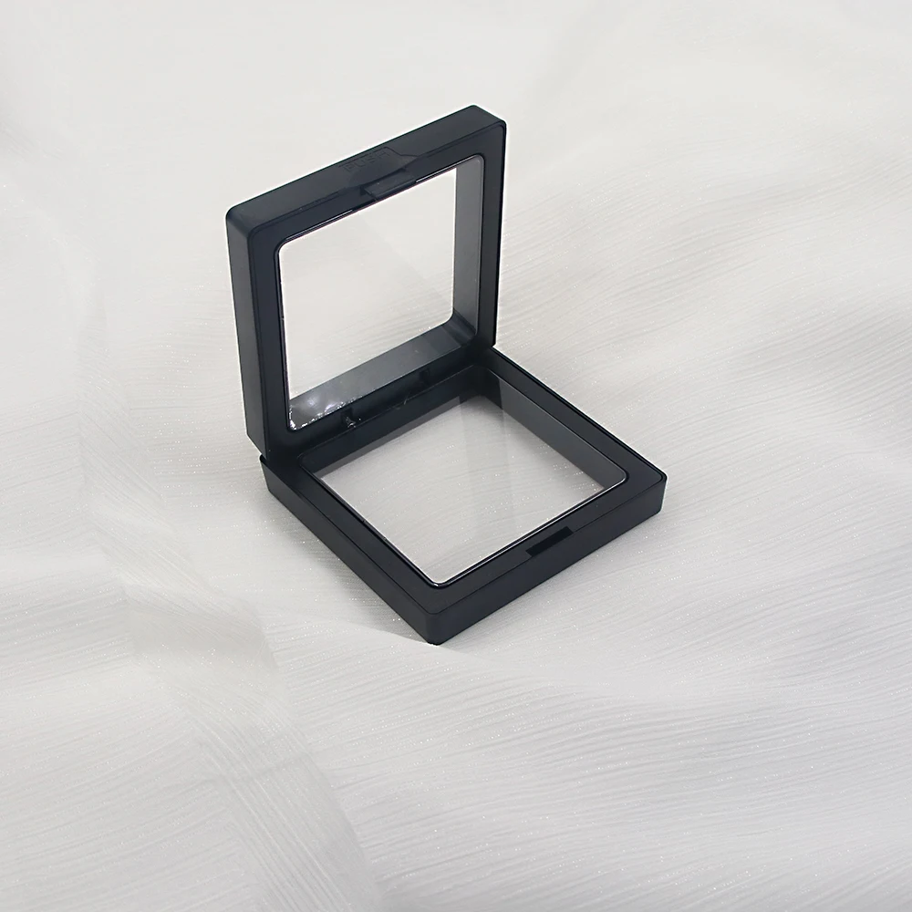 

3D Box Photo Frame Jewelry Display Stand Brooch Pendant Protect Jewellery Display Box
