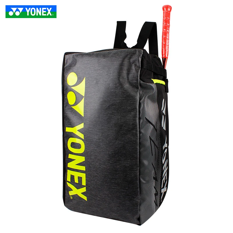 Original YONEX Multifuction Badminton Racket Bag Large Capacity Racquet Sport Equipment Backpack with Shoes Compartment BA242CR