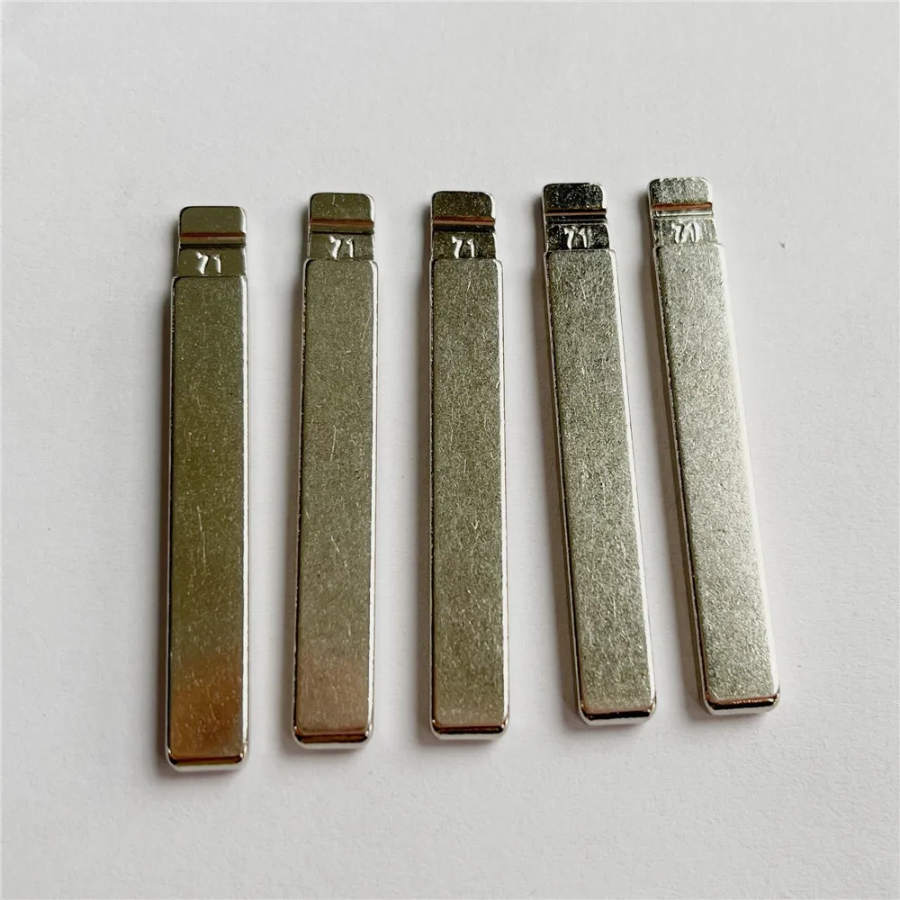 10 шт. металлический необработанный откидной ключ KD для дистанционного ключа #71