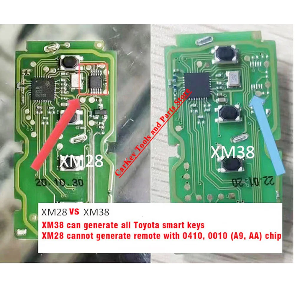 XSTO01EN Xhorse VVDI Универсальный смарт-ключ для Toyota XM38 4D 8A 4A Все в одном для KEY TOOL Max Plus Pad VVDI2 Мини на.